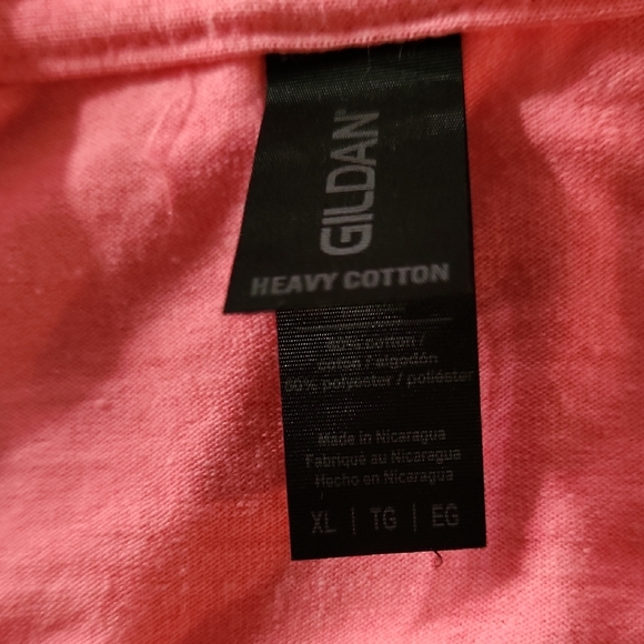 Gildan Pink 'Tired' Short Sleeve Tee - Picture 3 of 5